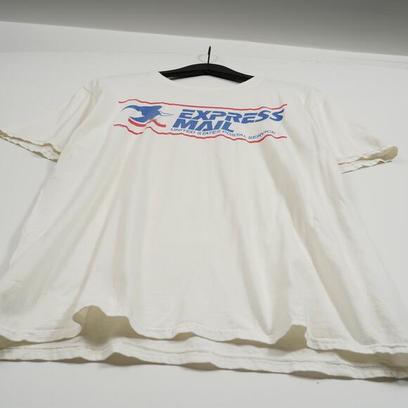 Tee Luv Men’s USPS Express Mail T-Shirt Logo Front L | Fits Like M - Picture 3 of 7
